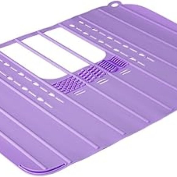 Foldable Sink Basin Top Cover Silicone Makeup Brush Cleaning Makeup Tools - Picture 1 of 7